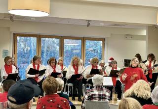 Senior Moments Chorus at Holiday Open House