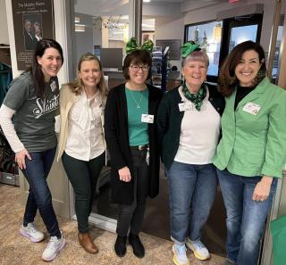 COA staff at the St. Patrick's Day Breakfast
