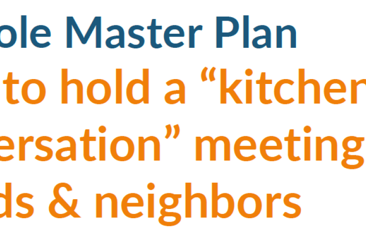 Walpole Master Plan - Kitchen Conversations